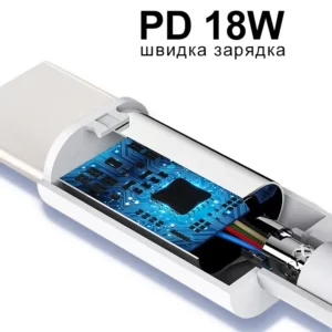 кабель lightning type c для iphone ipad pd 18W