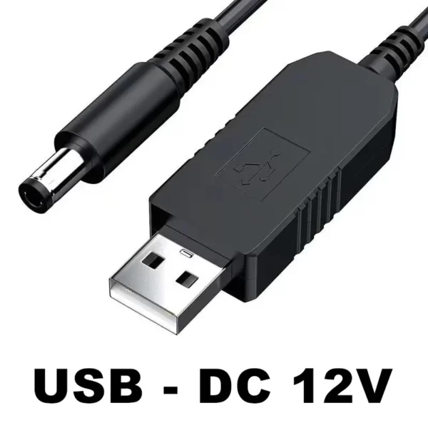 Кабель для WiFi роутера USB - DC 12V 5.5x2.1 мм