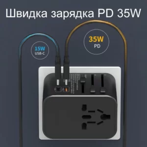 Мережевий адаптер зарядний пристрій PD35W